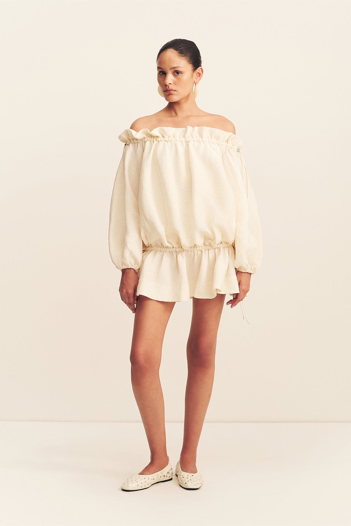 Jasper Linen Blend Mini Dress | Resin | Dresses | Shona Joy