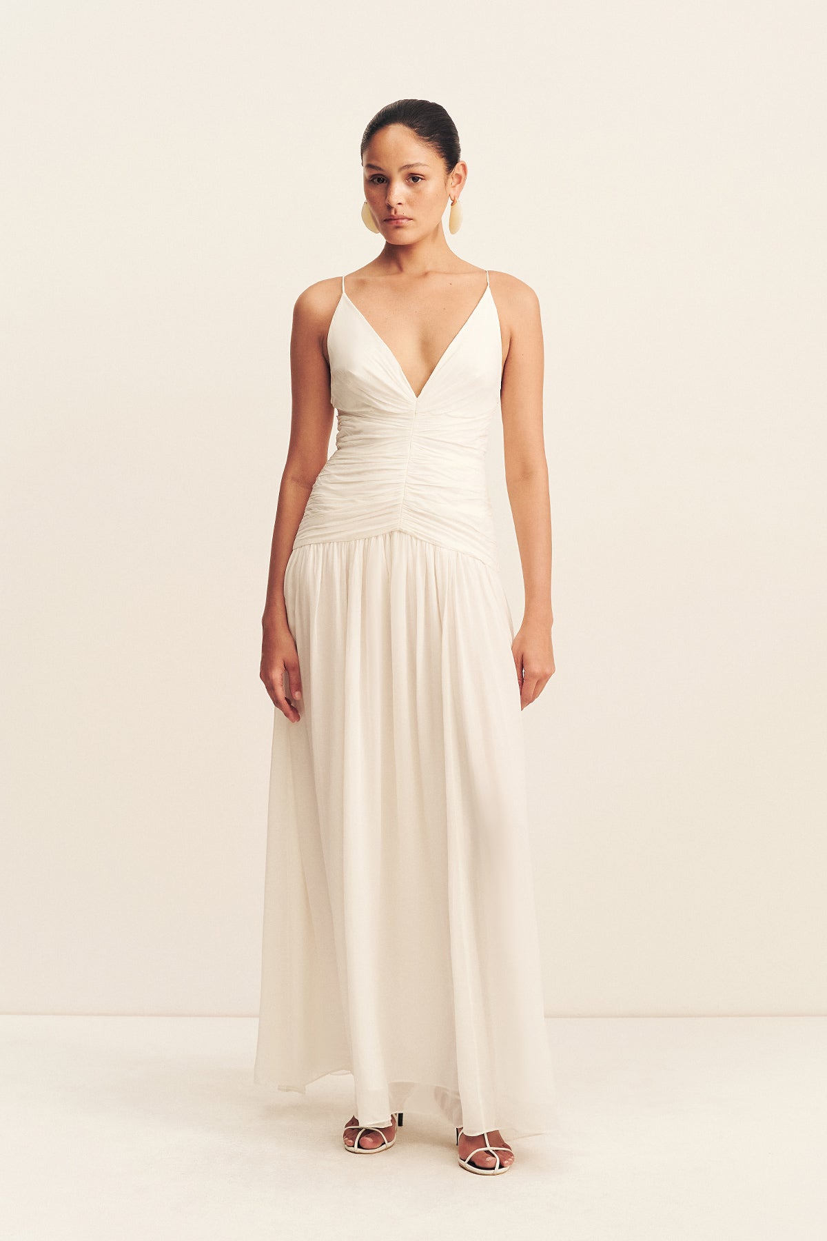 Juno Gathered Bodice Maxi Dress | Ivory | Dresses | Shona Joy Shona Joy US Juno Gathered Bodice Maxi Dress | Ivory | Dresses | Shona Joy Shona Joy US