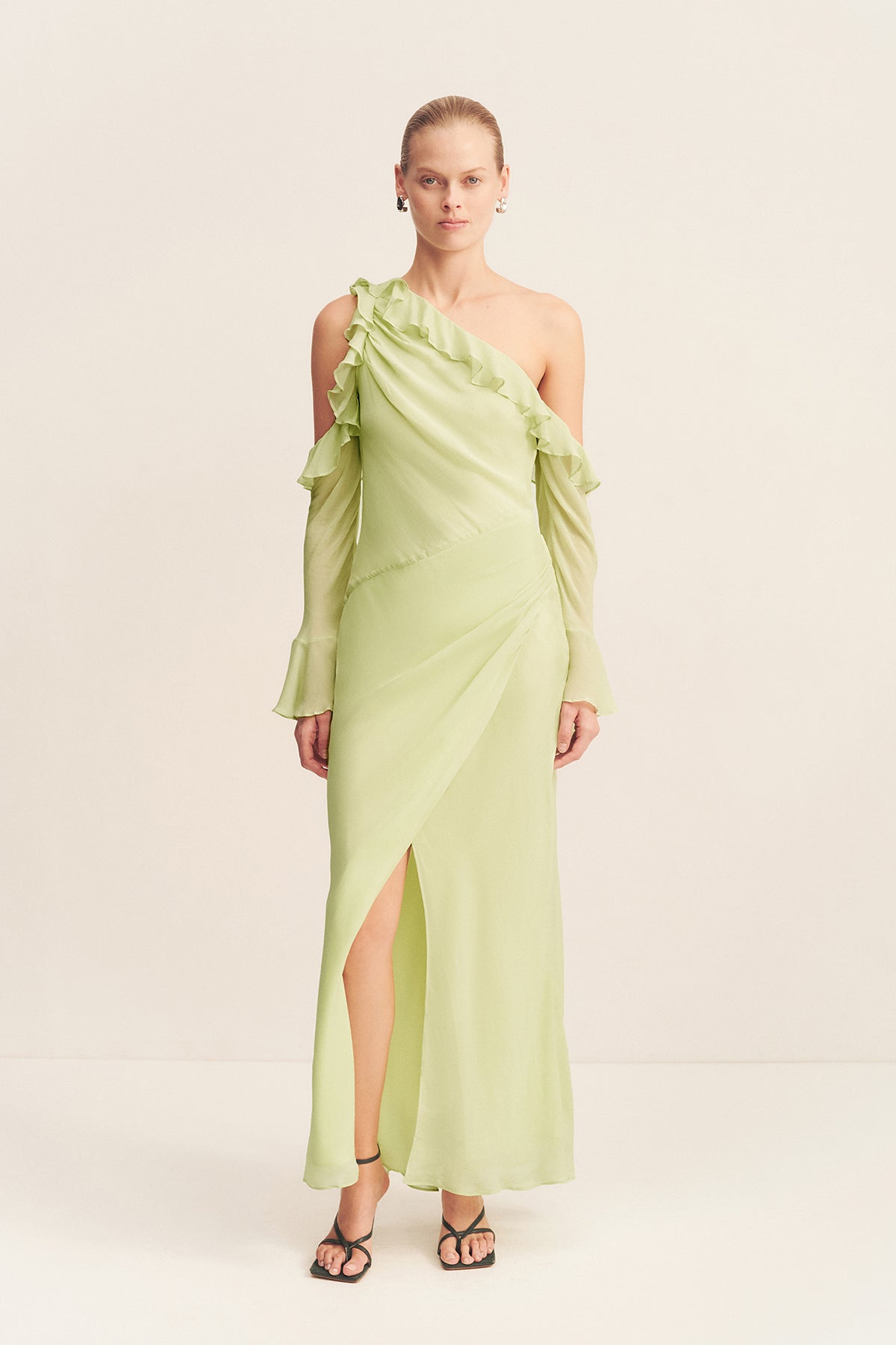 Torres Long Sleeve Ruffle Maxi Dress | Margarita | Dresses | Shona