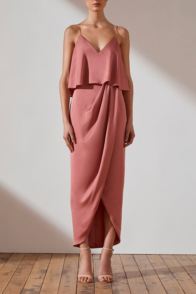 shona joy dress pink Shona Joy Pink Long Sleeve Mini Dress by Shona Joy