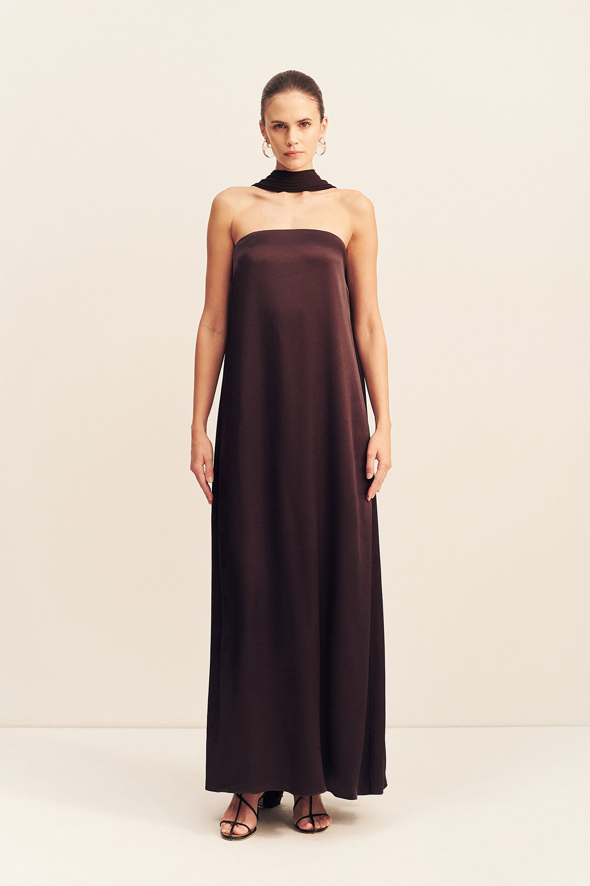 Shona Joy - Lucent Scarf - Espresso