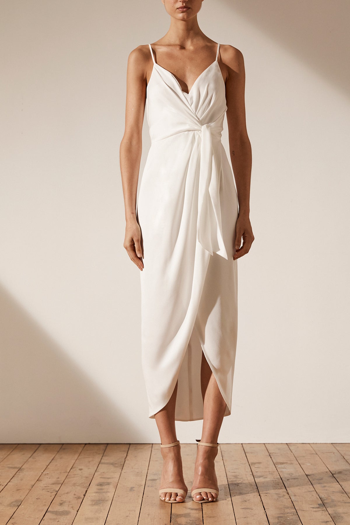 Shona joy best sale draped cocktail dress