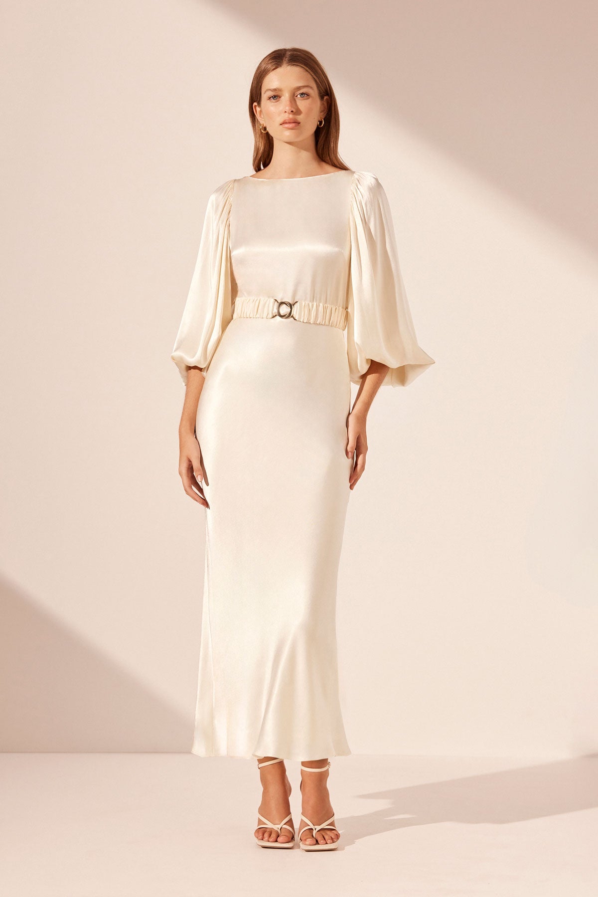 cream satin dress long sleeve Long Sleeve Cream Party Dresses Uk Satin Dress Long Sleeve Evening Maxi Dress Uk Satin Party