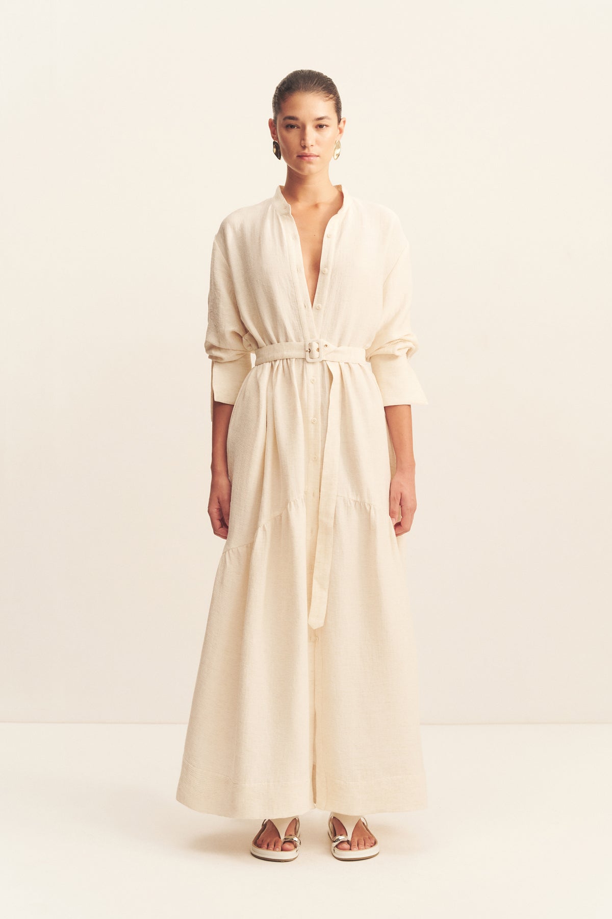 Shona Joy - Jasper Tiered Maxi Dress - Resin Shona Joy - Jasper Tiered Maxi Dress - Resin