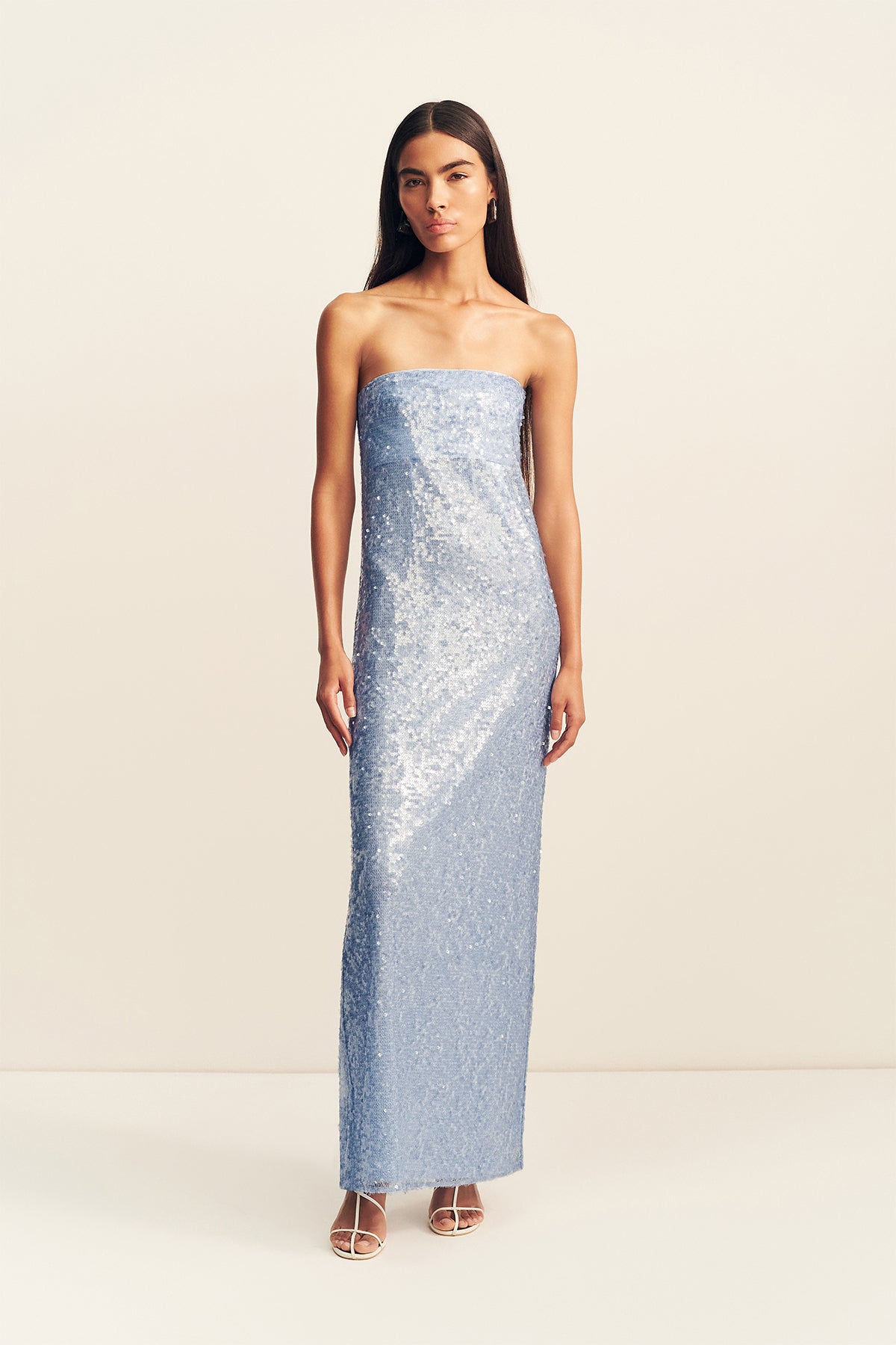 strapless maxi dress formal Amerie Strapless Maxi Dress | Arcadian Blue | Dresses
