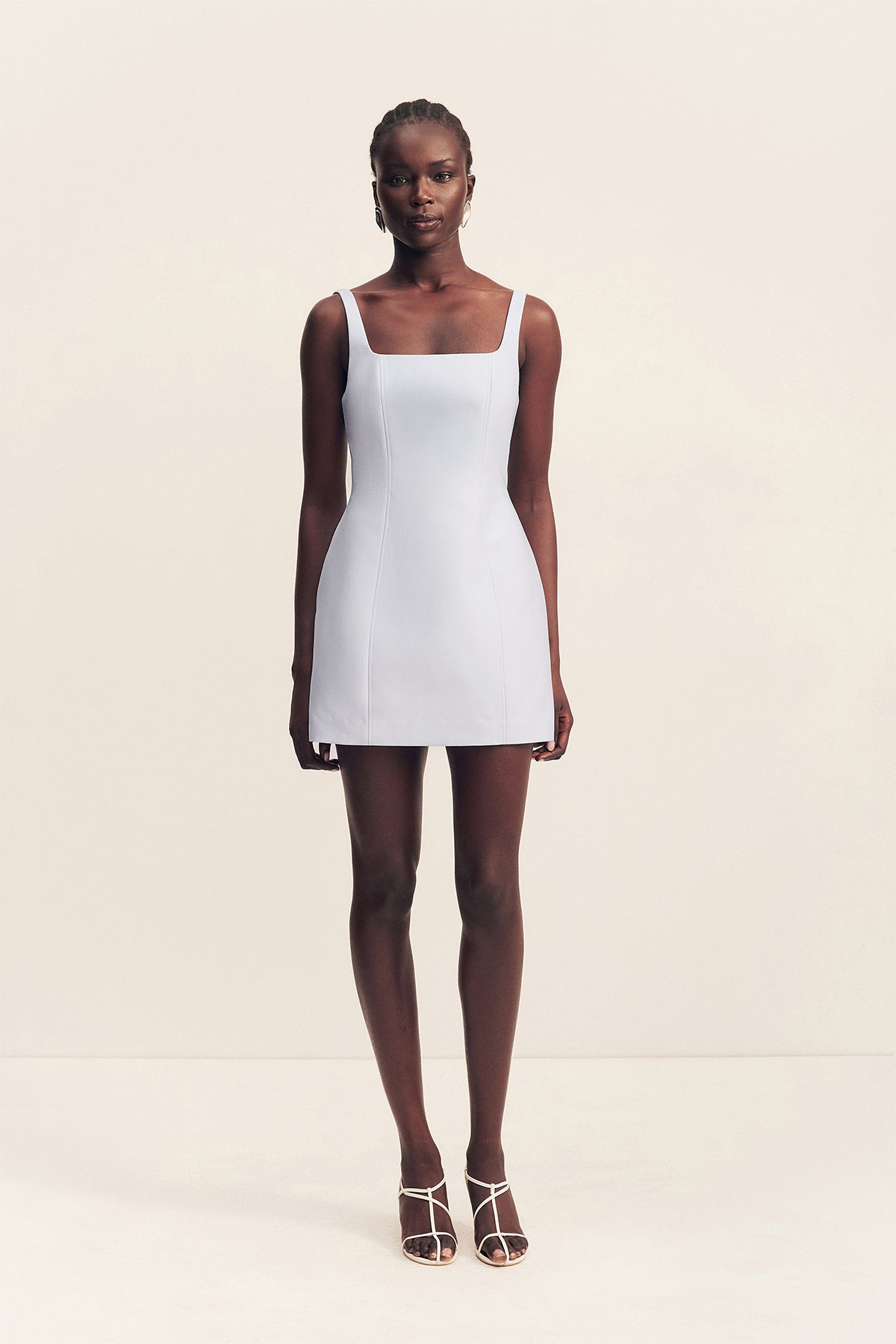 Otis Square Neck Mini Dress | Sky | Dresses | Shona Joy – Shona Joy US