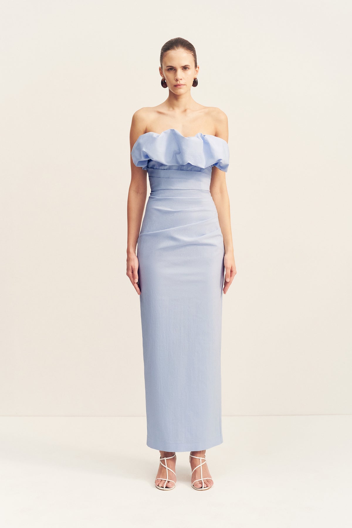 Shona Joy - Campbell Strapless Bubble Maxi Dress - Cornflower Blue - Bridesmaids Dress Shona Joy - Campbell Strapless Bubble Maxi Dress - Cornflower Blue - Bridesmaids Dress