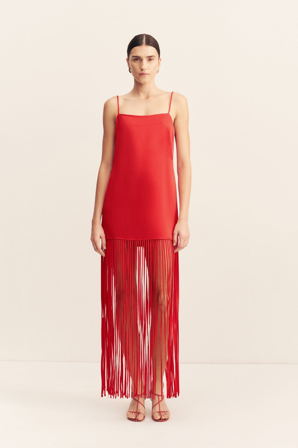 Moraya Square Neck Fringe Maxi Dress | Chilli | Dresses | Shona