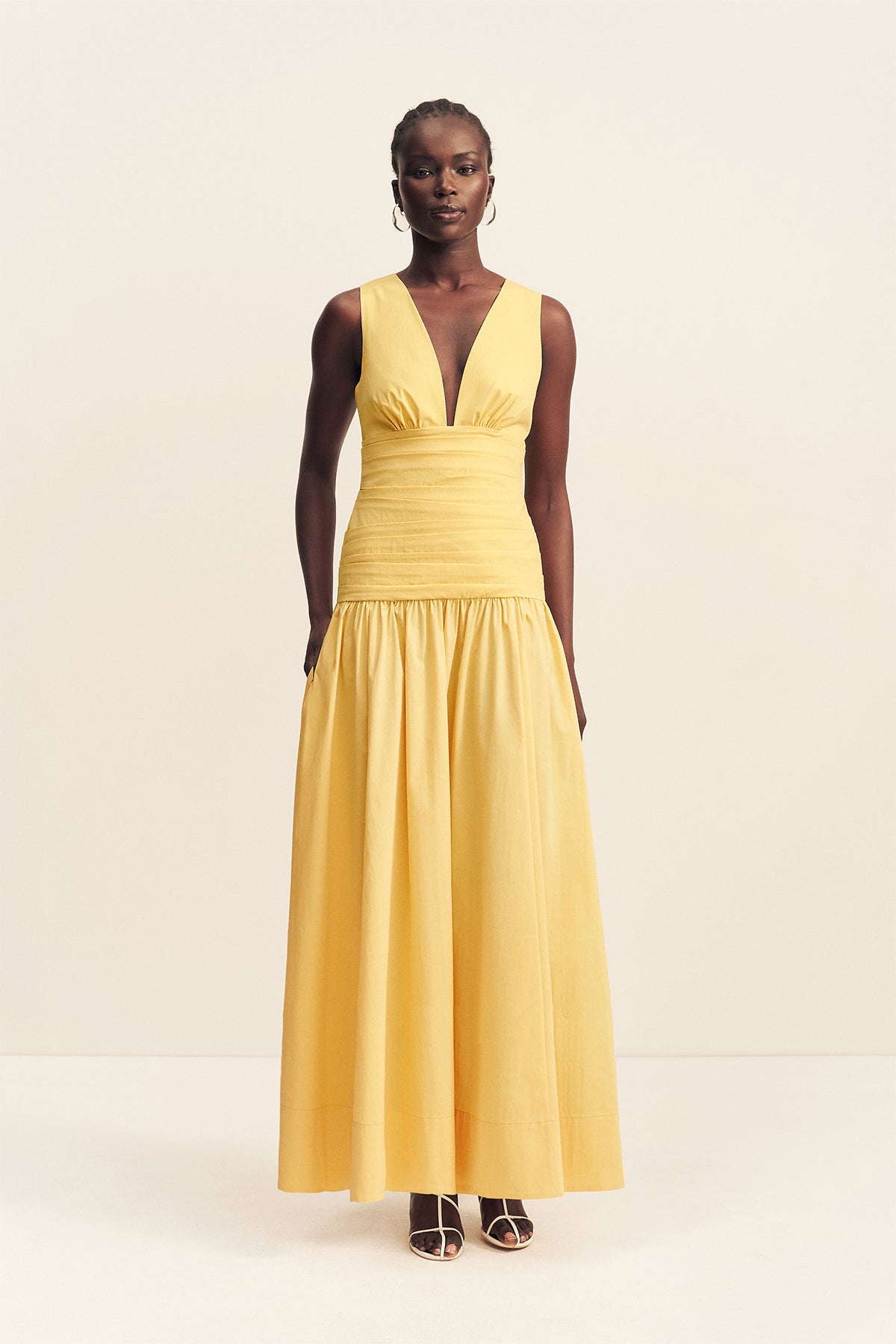 Campbell Gathered Maxi Dress | Soleil | Dresses | Shona Joy