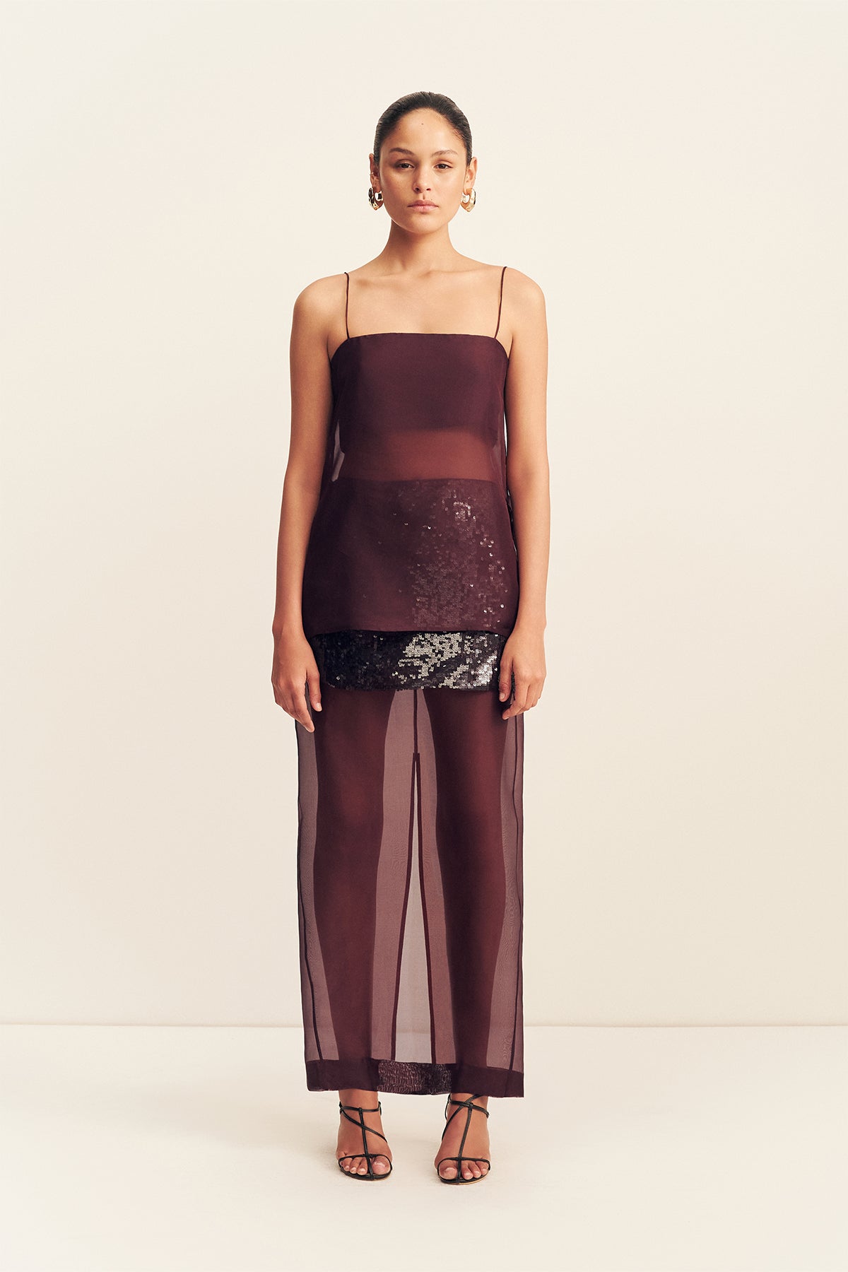 Tibby Silk Organza Cami | Port Royale | Tops | Shona Joy – Shona