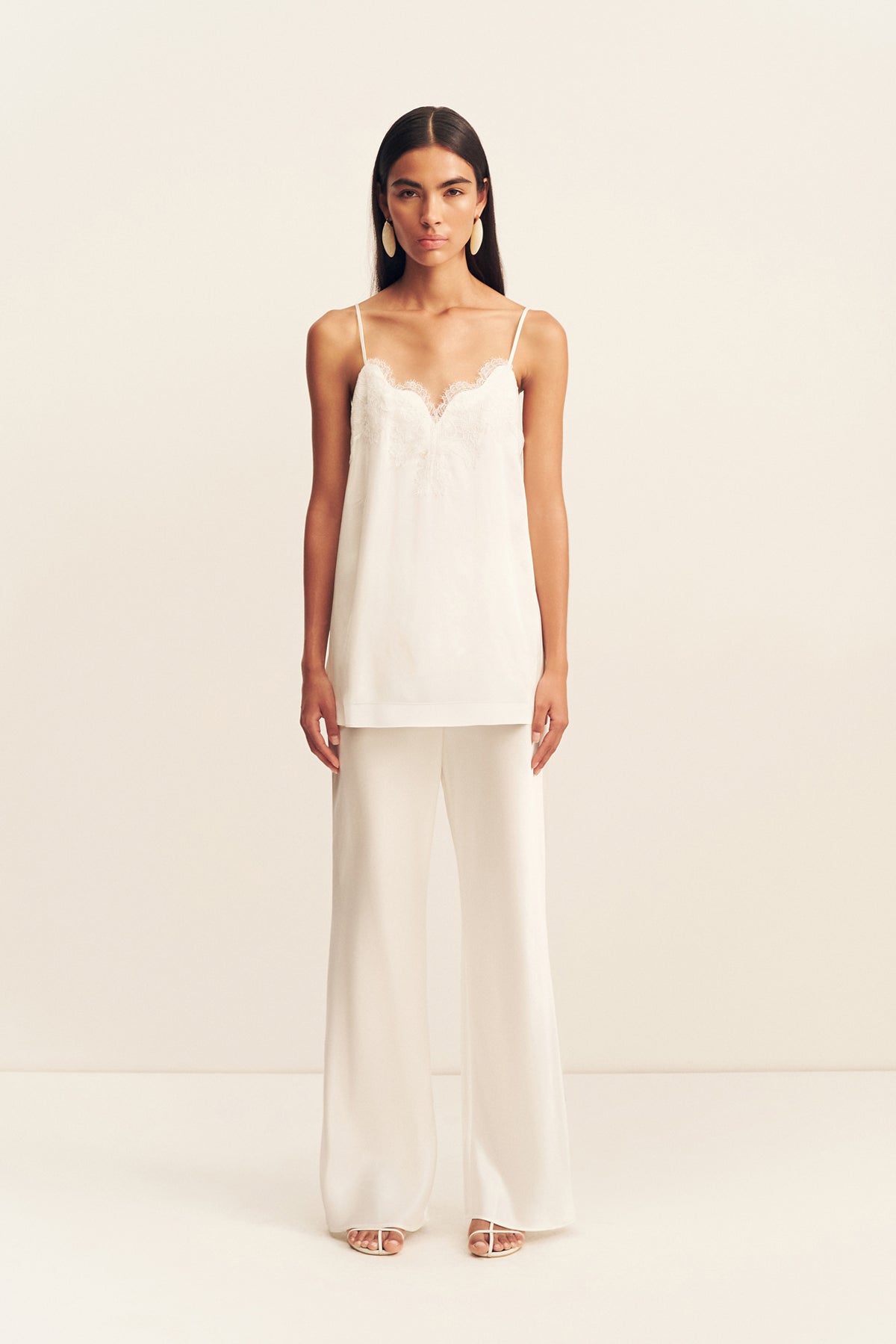 Simona Lace Cami | Ivory | Tops | Shona Joy – Shona Joy US