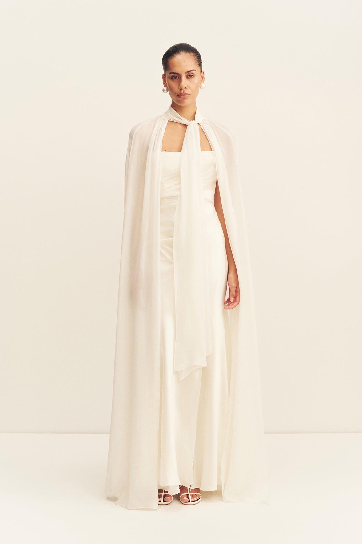 Lucent Cape | Ivory | Dresses | Shona Joy – Shona Joy US