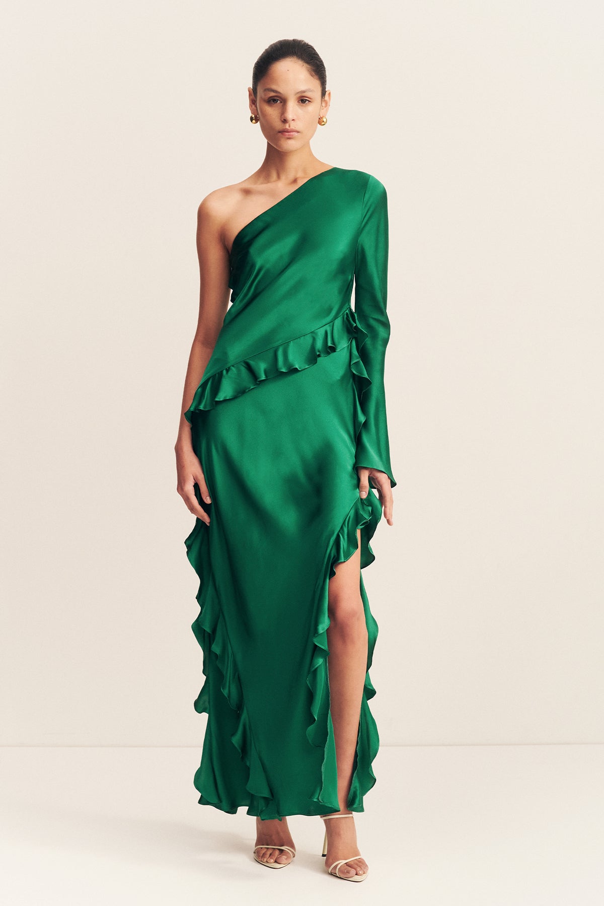 shona joy luxe bias asymmetrical slip dress on hold: Shona Joy Luxe Bias Asymmetrical slip