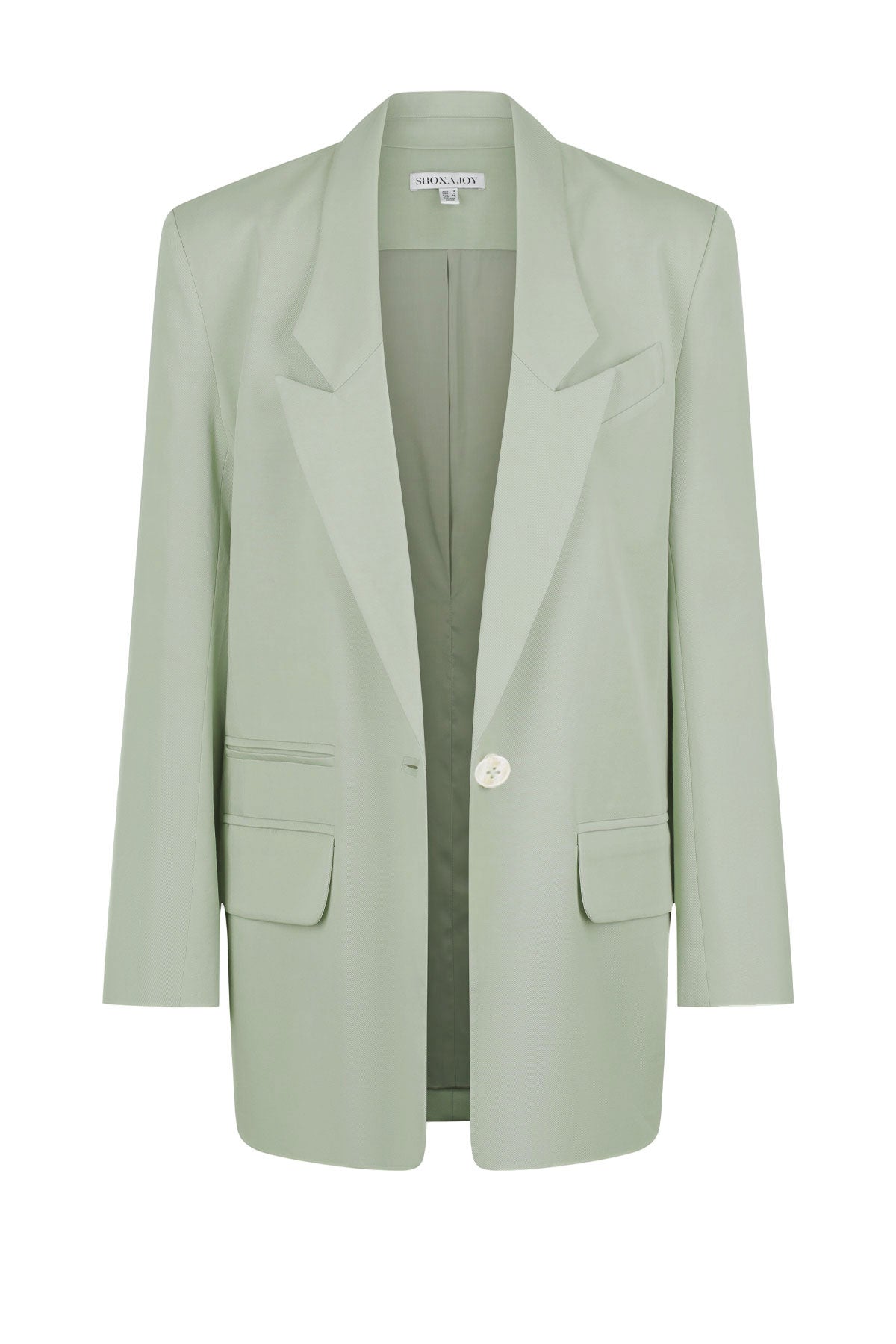 Sara Drop Lapel Side Split Blazer | Melon | Blazers | Shona Joy