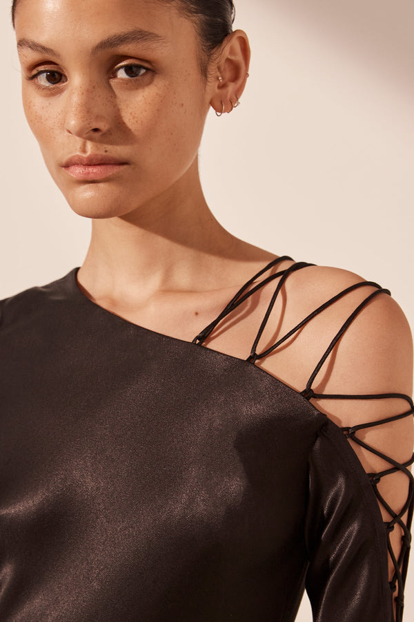 NORA LACE DETAIL MAXI DRESS - BLACK_D