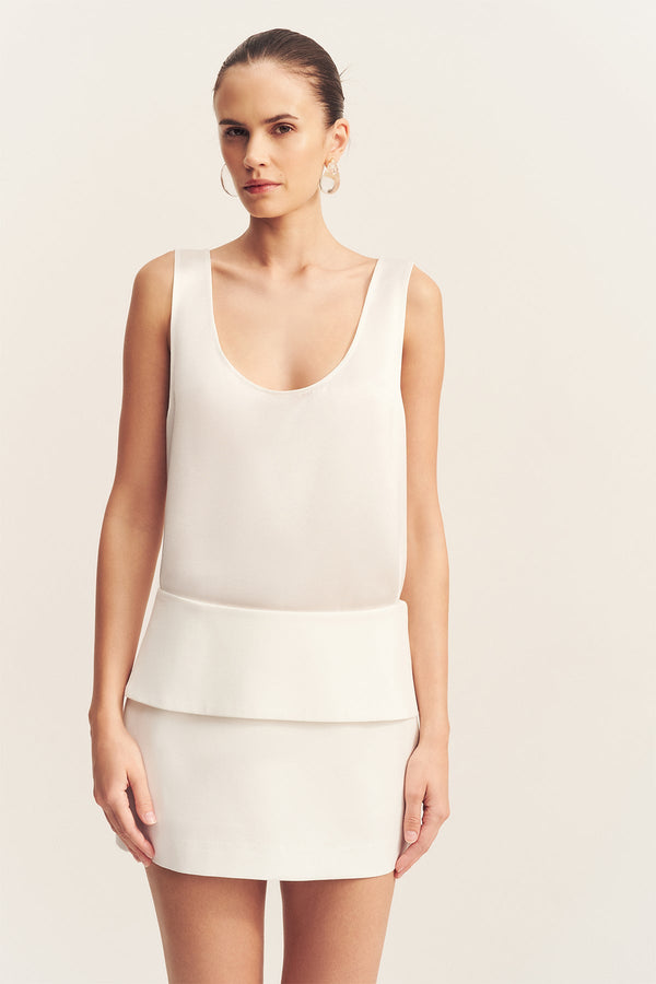 FELIX MINI SKIRT - COCONUT