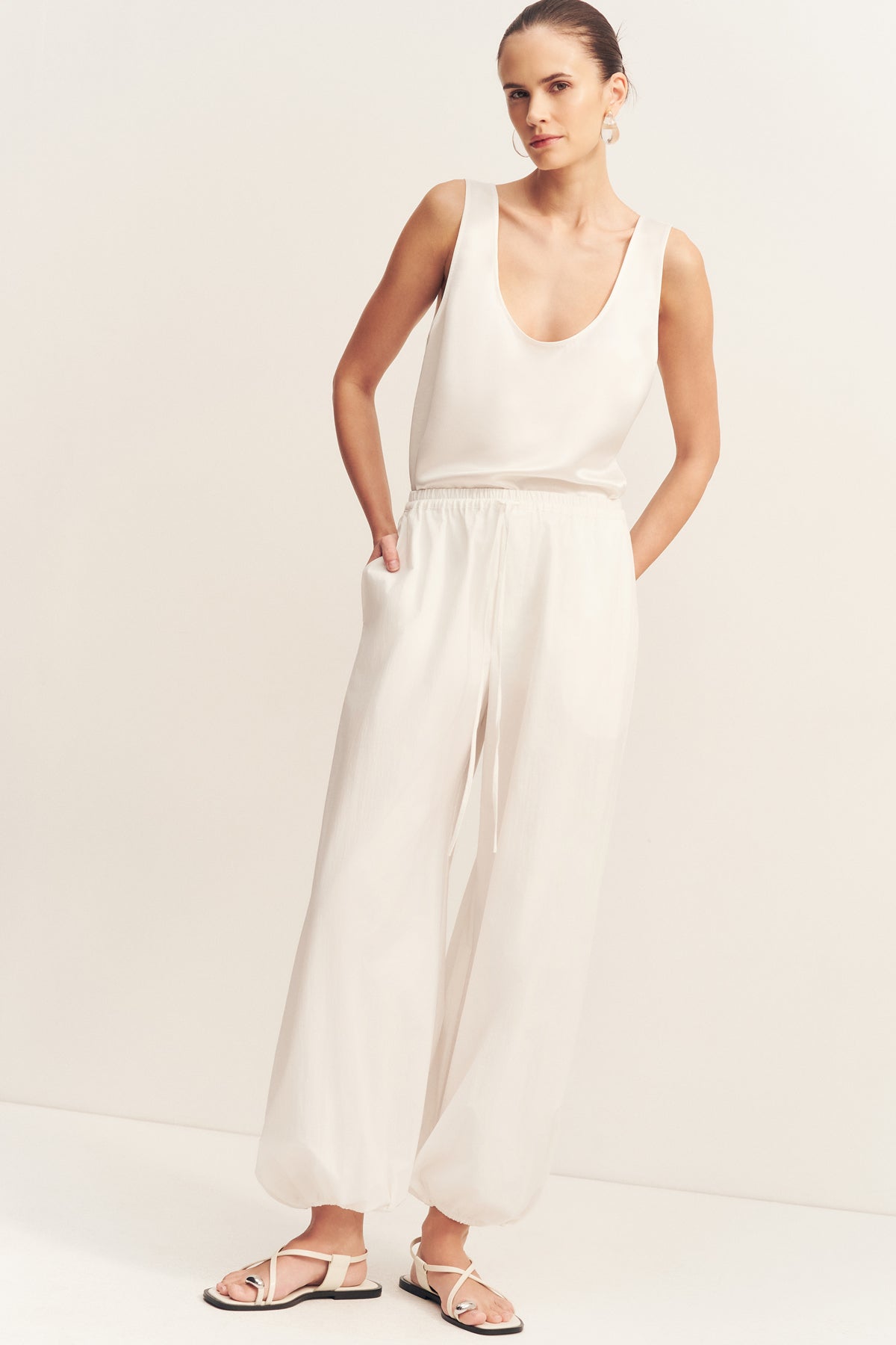 Campbell Harem Pant | Ivory | Pants | Shona Joy – Shona Joy US