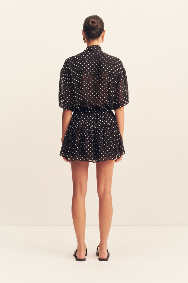 HOUSTON TIERED MINI SKIRT