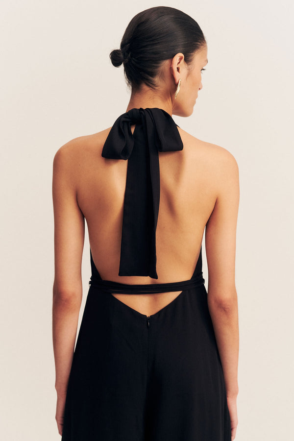 ILIAD HALTER NECK OPEN BACK JUMPSUIT - BLACK_D
