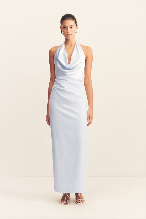 DILLON COWL NECK MAXI DRESS - SEABREEZE_F