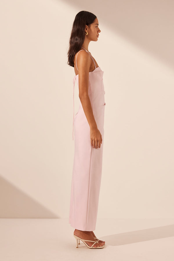 LANI BUSTIER MAXI DRESS - FAIRYFLOSS_S