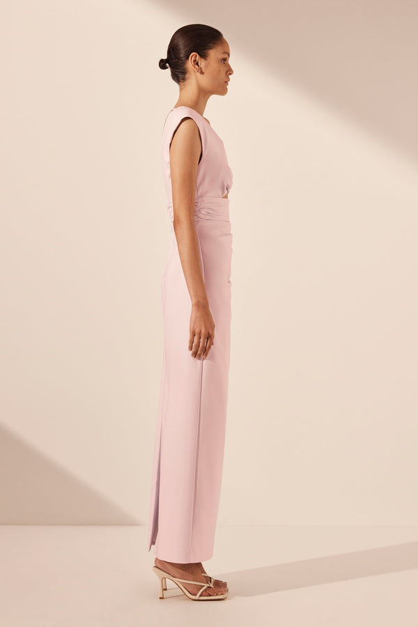 LANI PLUNGED CUT OUT MAXI DRESS - FAIRYFLOSS_S