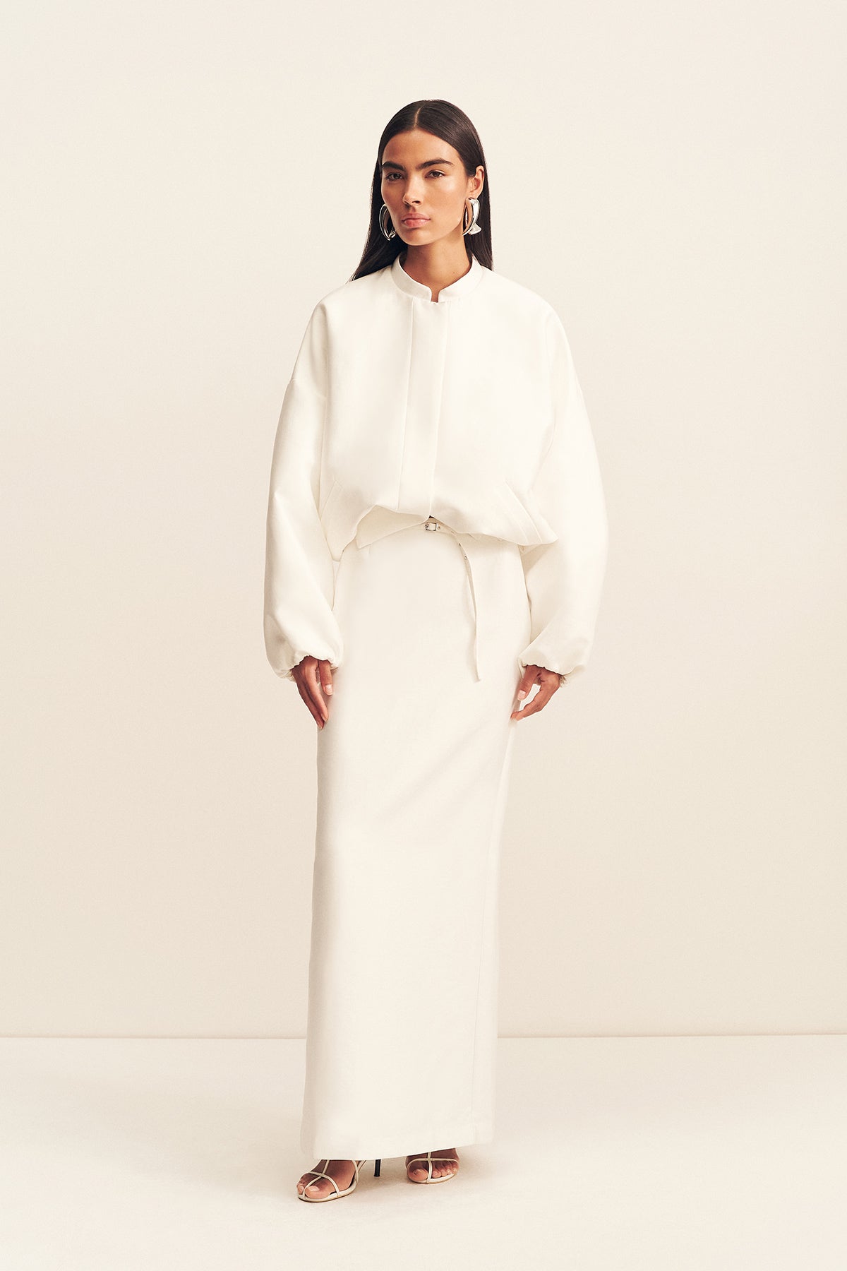 Otis Bomber Jacket | Ivory | Outerwear | Shona Joy – Shona Joy US