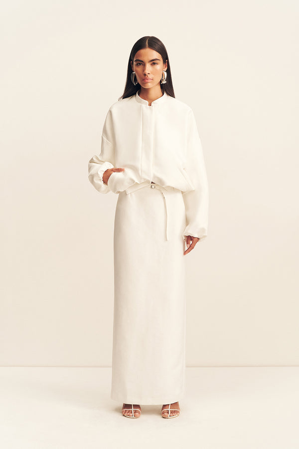 OTIS BOMBER JACKET - IVORY_F