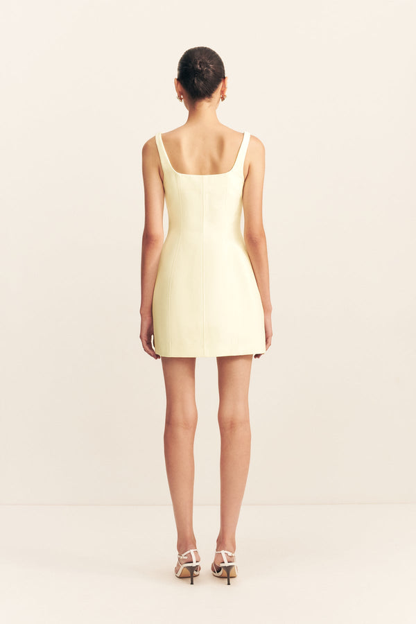 OTIS HOURGLASS MINI DRESS - YUZU
