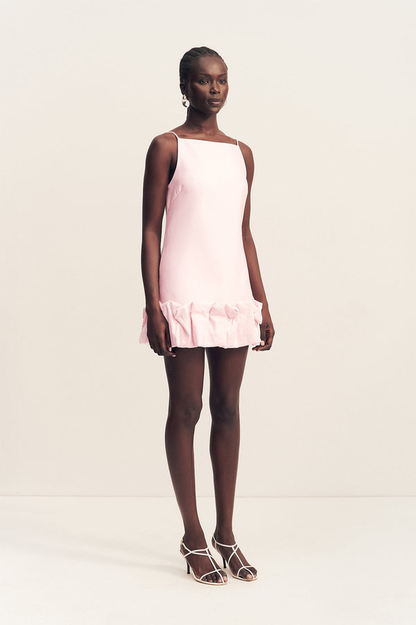 OTIS BUBBLE HEM MINI DRESS - FAIRYFLOSS