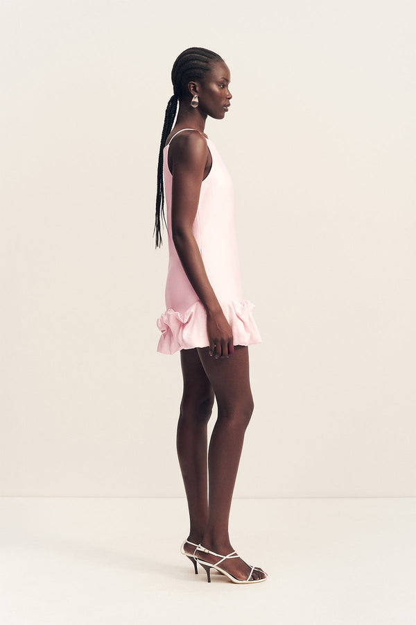 OTIS BUBBLE HEM MINI DRESS - FAIRYFLOSS