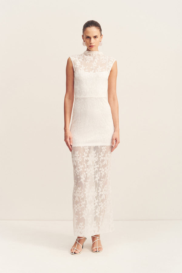 BINX HIGH NECK MAXI DRESS