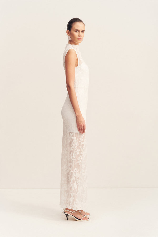 BINX HIGH NECK MAXI DRESS