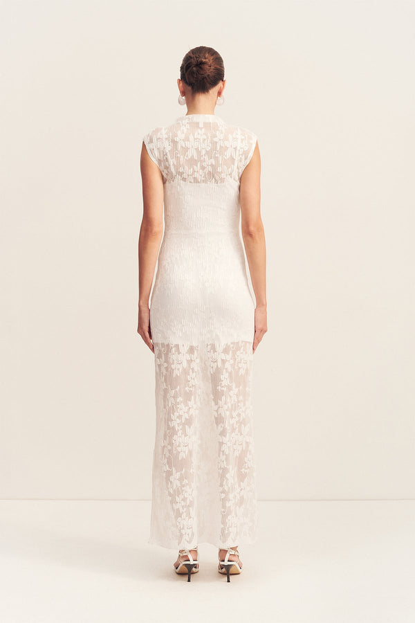 BINX HIGH NECK MAXI DRESS
