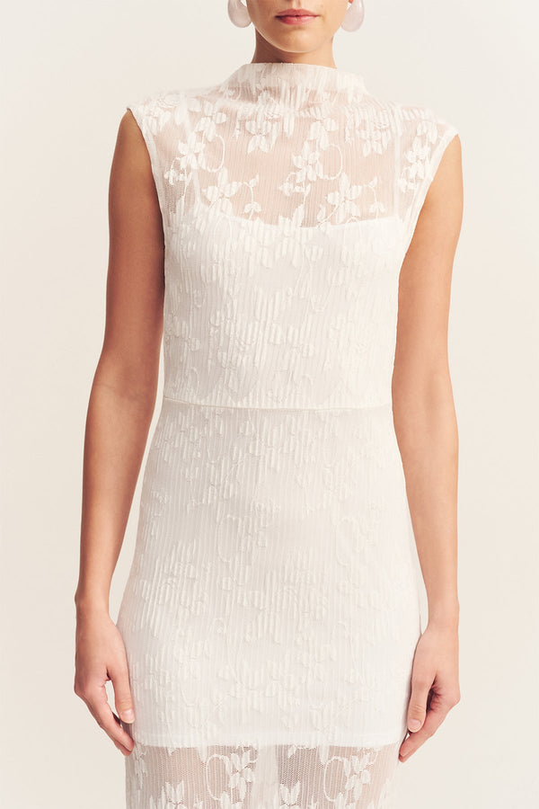 BINX HIGH NECK MAXI DRESS