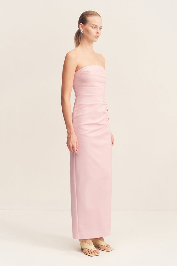 LANI STRAPLESS DRAPED MAXI DRESS - FAIRYFLOSS_A