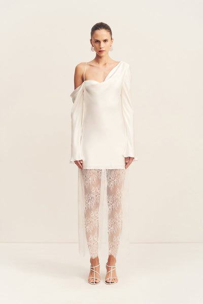 Shona Joy - Labyrinth Lace Long Sleeve Maxi Dress - Ivory - Bridesmaids Dress Shona Joy - Labyrinth Lace Long Sleeve Maxi Dress - Ivory - Bridesmaids Dress