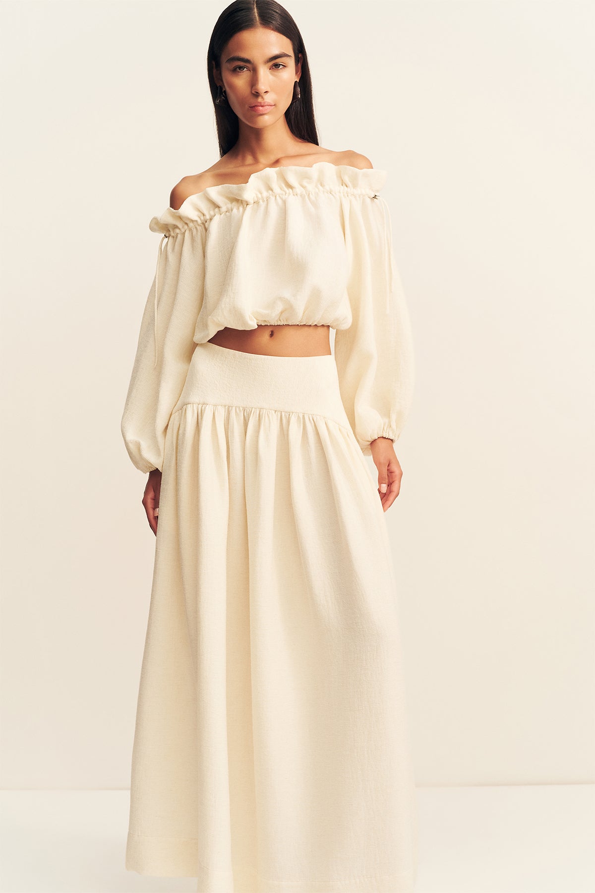 Jasper Linen Blend Blouse | Resin | Tops | Shona Joy – Shona Joy US