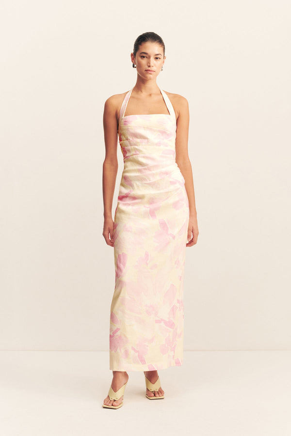 ADDISON DRAPED HALTER MAXI DRESS_F