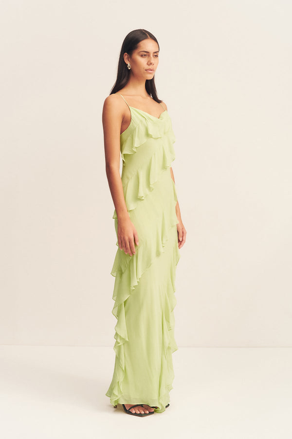 TORRES RUFFLE MAXI DRESS - MARGARITA_A