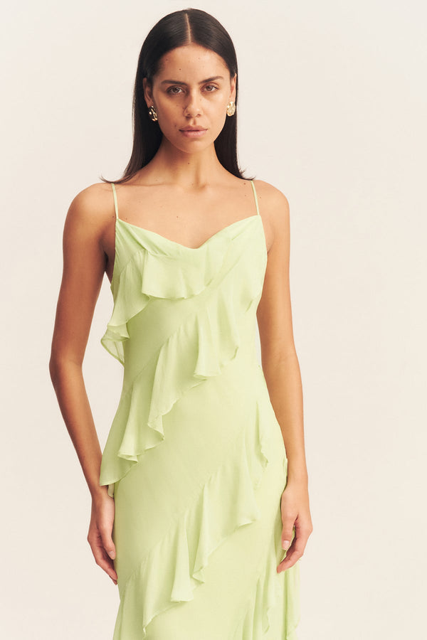 TORRES RUFFLE MAXI DRESS - MARGARITA_D