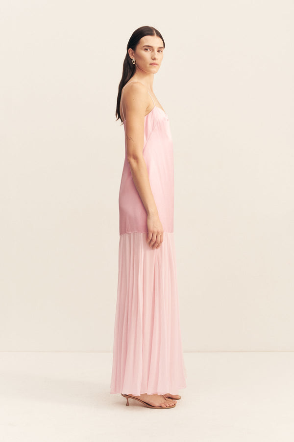 MORAYA DROPPED WAIST MAXI DRESS - FAIRYFLOSS