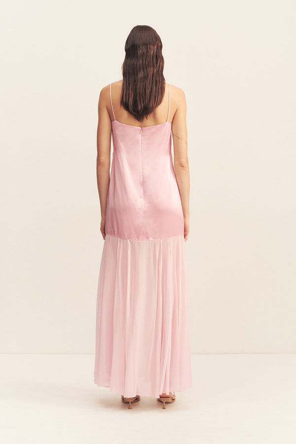 MORAYA DROPPED WAIST MAXI DRESS - FAIRYFLOSS