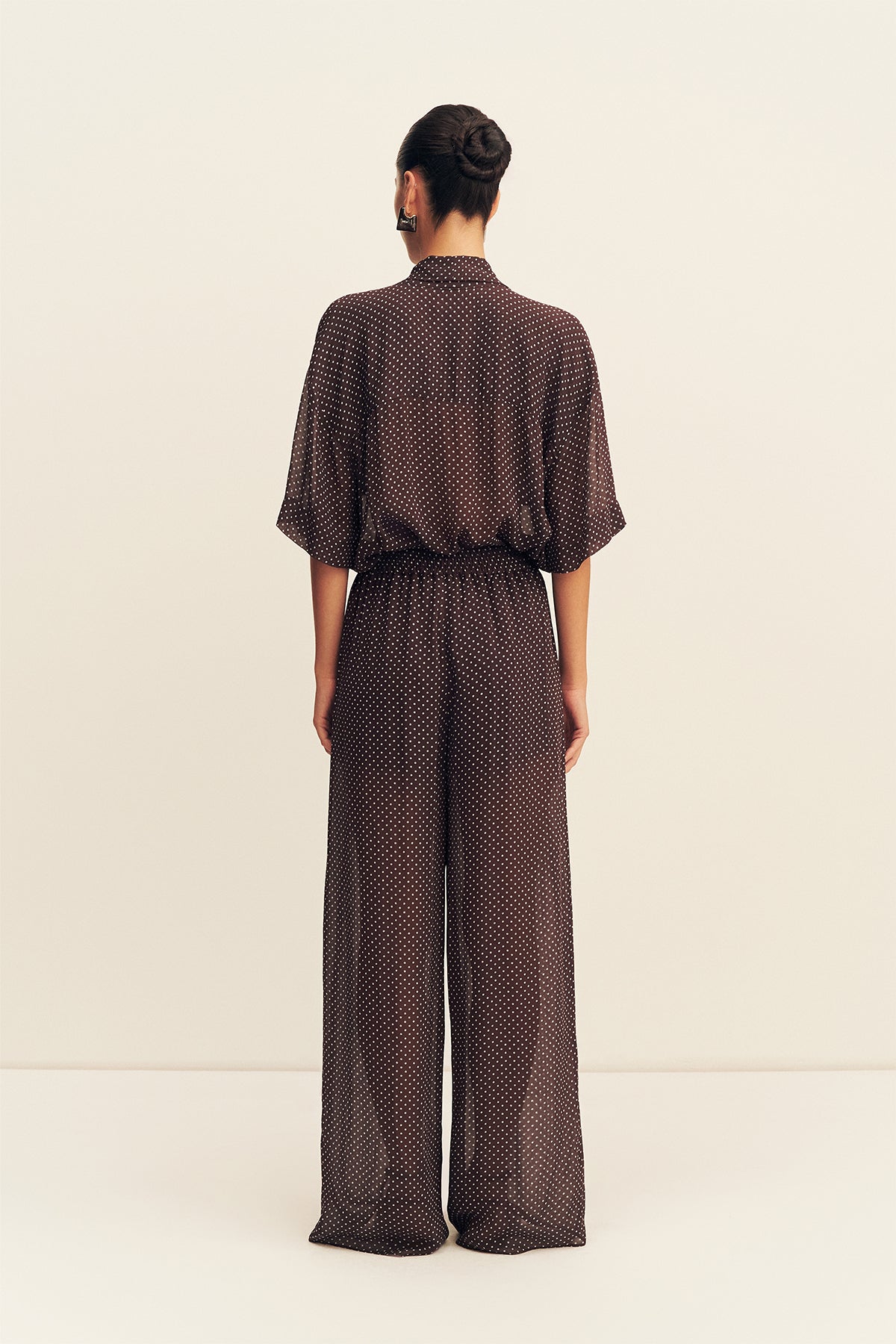Maddox Drawstring Pant | Ristretto/Sky | Pants | Shona Joy – Shona