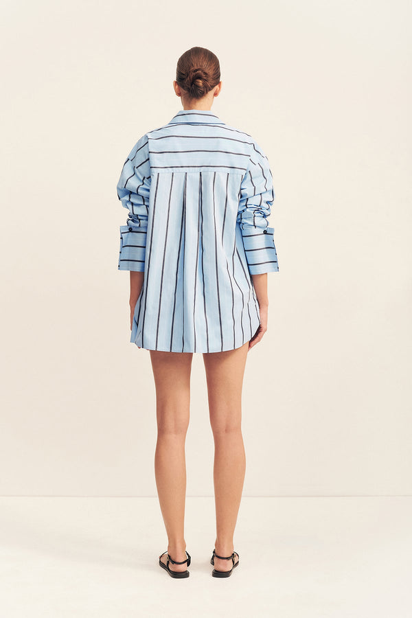 SAXON COTTON OVERSIZED SHIRT