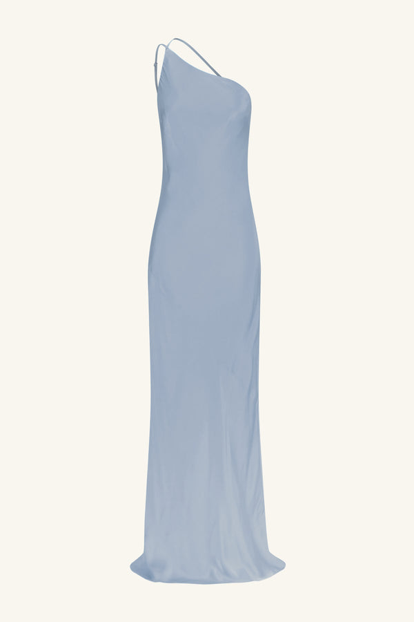 La Lune One Shoulder Cowl Back Maxi Dress | Powder Blue | Dresses | Shona Joy Shona Joy US La Lune One Shoulder Cowl Back Maxi Dress | Powder Blue | Dresses | Shona Joy Shona Joy US