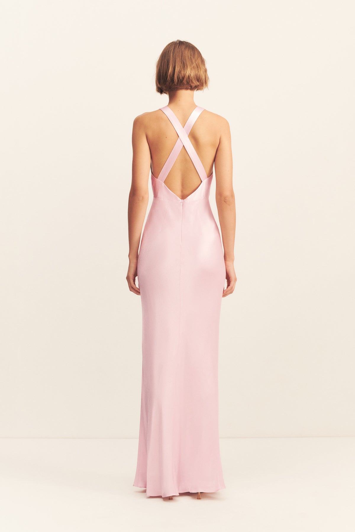 La Lune Plunged Cross Back Maxi Dress | Blossom | Dresses | Shona