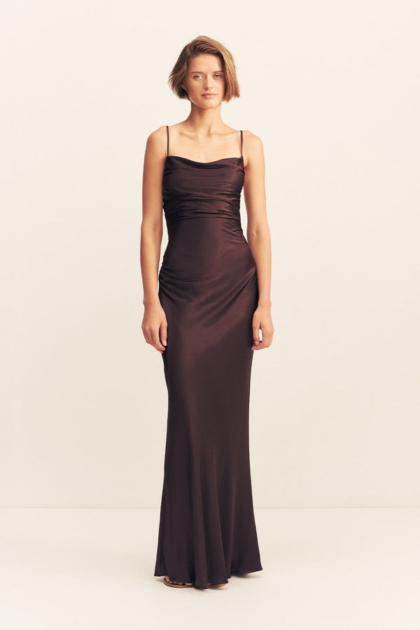 La Lune Lace Back Maxi Dress | Espresso | Dresses | Shona Joy Shona Joy US La Lune Lace Back Maxi Dress | Espresso | Dresses | Shona Joy Shona Joy US
