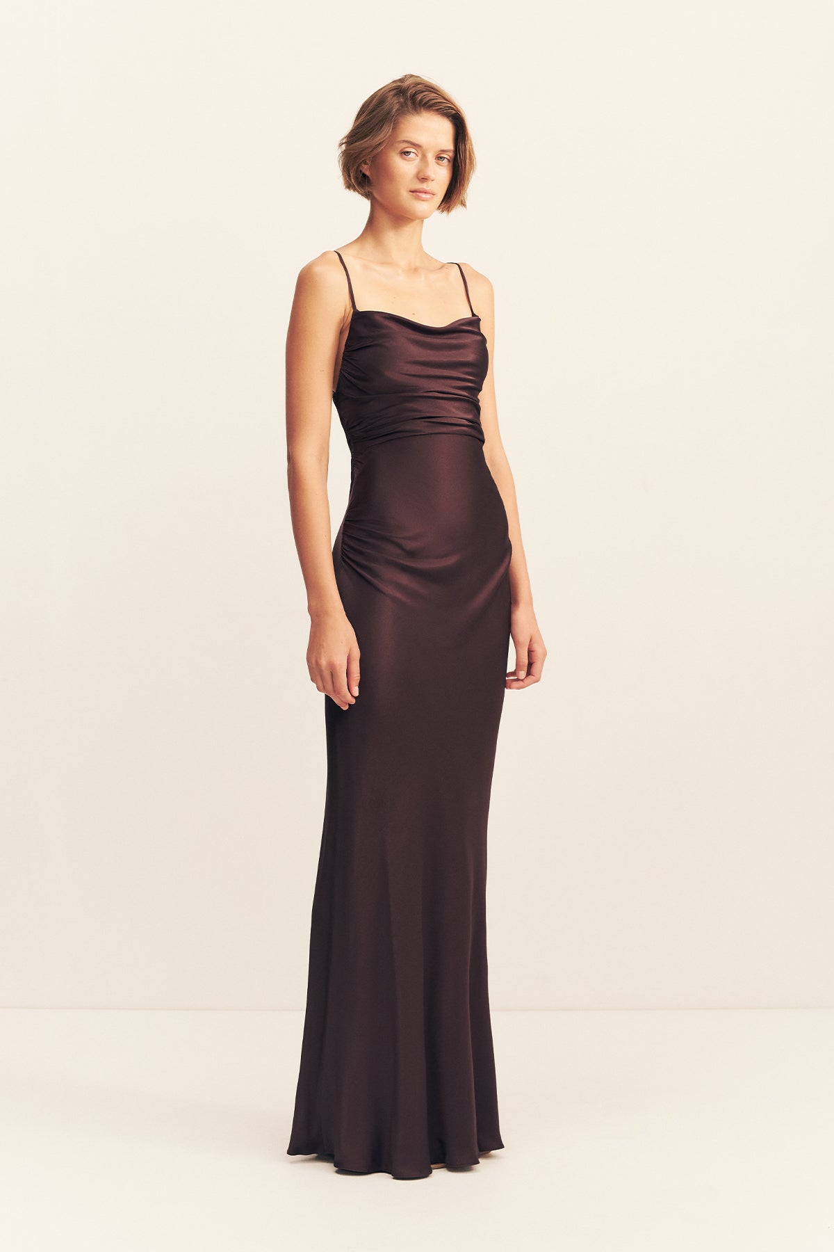 La Lune Lace Back Maxi Dress | Espresso | Dresses | Shona Joy