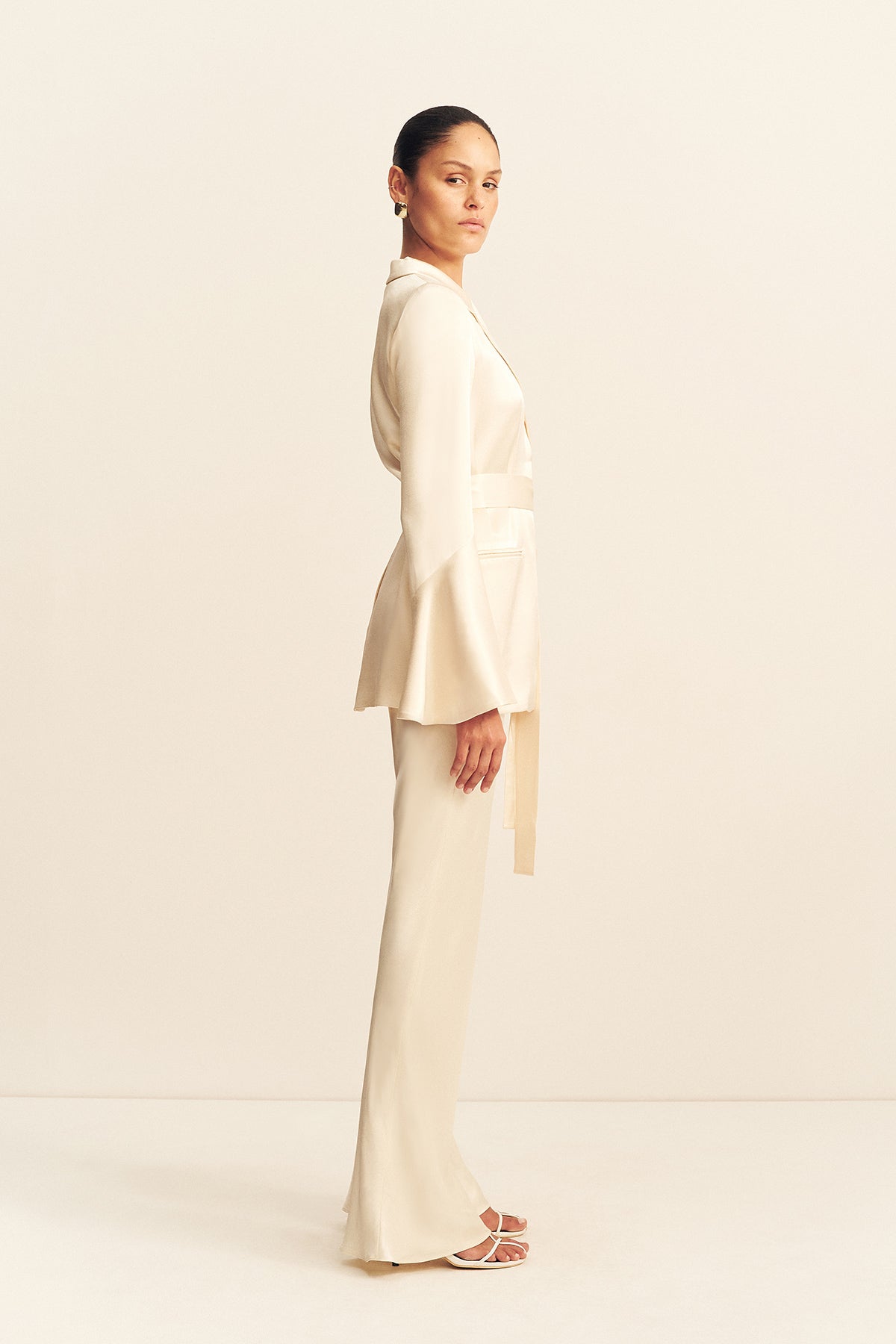 LA LUNE BIAS CUT PANT | CREAM | PANTS | SHONA JOY – Shona Joy US